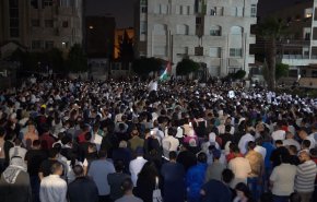 مظاهرة حاشدة امام سفارة الإحتلال في الأردن تنديدا بمجزرة رفح