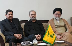 مخبر یزور مکتب حزب الله فی طهران للتعزیة بوفاة والدة السید نصرالله
