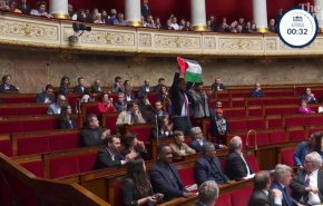 البرلمان الفرنسي يعلق عضوية نائب بعد رفعه علم فلسطين