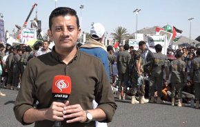 شاهد..  تظاهرات في صنعاء تندد بالعدوان الأميركي البريطاني 
