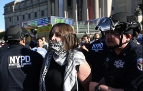 بازداشت فعالان حامی فلسطین در نیویورک/ موزه بروکلین در کنترل معترضان+فیلم