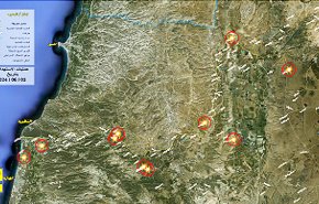 المقاومة الاسلامية تستهدف مواقع وانتشار جيش العدو عند حدود لبنان - فلسطين
