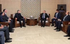 دیدار علی باقری با وزیر خارجه سوریه در دمشق 
