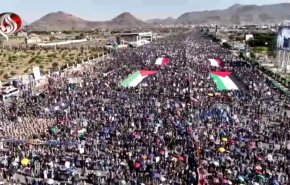 مظاهرات حاشدة في اليمن دعماً للشعب الفلسطيني 