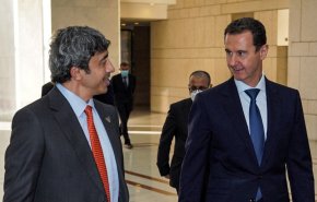 بن زايد يبحث مع نظيره السوري سبل تعزيز العلاقات الثنائية بين البلدين
