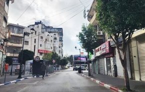 شاهد.. إضراب شامل في رام الله اثر استشهاد 4 فلسطينيين برصاص الاحتلال