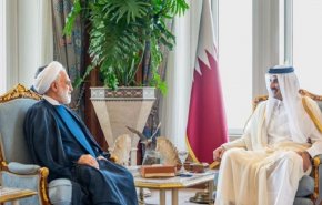 أمير قطر يستقبل رئيس القضاء الإيراني في الدوحة