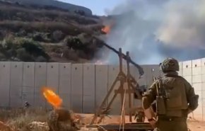 استفاده ارتش رژیم اسرائیل از منجنیق برای  آتش‌زدن زمین‌های لبنان+ ویدیو