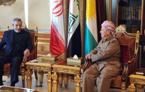 باقري كني يلتقي رئيس الحزب الديمقراطي الكردستاني مسعود بارزاني