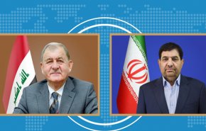 ايران والعراق تؤكدان على تعزيز العلاقات بين البلدين 
