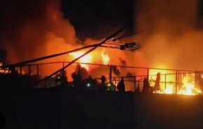 آتش سوزی مهیب نزدیکی پایگاه صهیونیستی در قدس اشغالی+ فیلم

