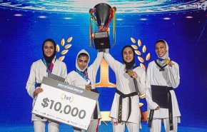 منتخب التايكواندو الإيراني للسيدات يفوز ببطولة العالم للمرة الأولى