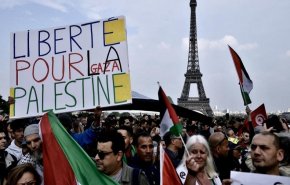 برگزاری تظاهرات ضدصهیونیستی در پاریس در آستانه افتتاحیه بازی‌های المپیک ۲۰۲۴