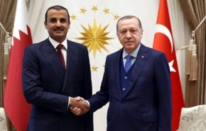 گفت‌ وگوی اردوغان و امیر قطر در باره تحولات غزه 