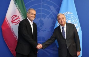 بزشکیان يلتقي غوتيريش في نيويورك