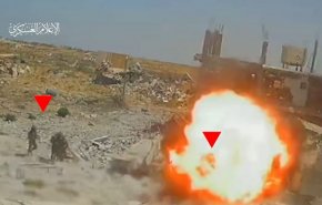 القسَّام يبثُّ مشاهد من تفجير عيَّن نفق في قوَّة هندسيَّة برفح 