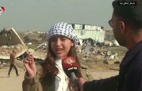 شاهد.. بلاغة طفلة فلسطينية توجه رسالة للعالم المتفرج على عدوان الاحتلال