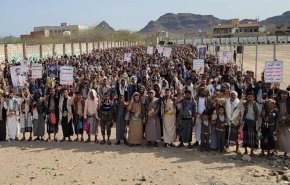 مسيرات حاشدة في تعز للتأكيد على ثبات الموقف اليمني مع غزة