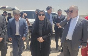 وزيرة الطرق الإيرانية تتفقد مشروع الربط السككي 