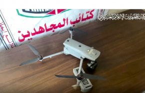 إسقاط طائرة مسيرة صهيونية في حي الشجاعية بمدينة غزة + فيديو