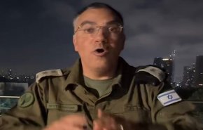 شاهد..متحدث جيش الاحتلال الإسرائيلي يرتجف خوفا من الصواريخ الإيرانية