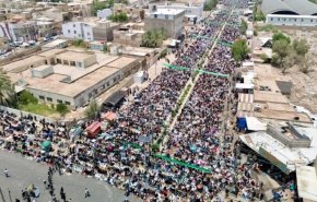 تلبية لدعوة السيد الصدر.. تظاهرات حاشدة تنديدًا بالعدوان على إيران