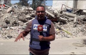 كاميرا قناة العالم توثّق مشاهد الدمار والقصف بحي الزيتون بغزة! 