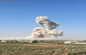 شاهد بالفيديو.. انفجار ضخم قرب مطار حلب في سوريا