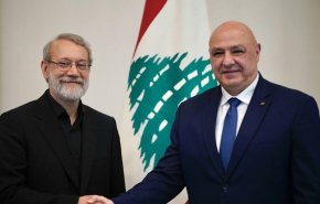 الرئيس اللبناني يستقبل أمين عام المجلس الأعلى للأمن القومي الإيراني