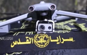 شکار پهپاد جاسوسی اسرائیلی به دست مقاومت فلسطین در غزه