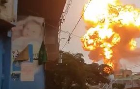 حمله هوایی رژیم اسرائیل به یمن + فیلم