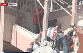 لحظة استهداف 4 صحفيين بمشفى ناصر في خانيونس