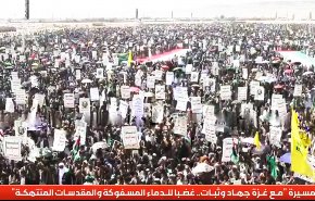 40 مسيرة حاشدة في صعدة نصرةً لغزة وتنديدا بانتهاك المقدسات الإسلامية