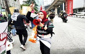 احتجاجات في ماليزيا ضد زيارة ترامب لدعمه الإبادة في غزة