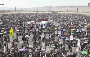 مسيرة شعبية حاشدة في صعدة لدعم غزة وتحدي الاستباحة الصهيونية