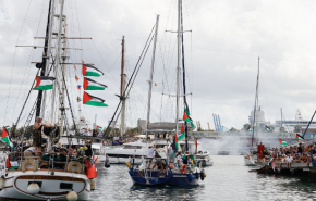 حرکت کشتی های ناوگان «صمود» از ایتالیا به سمت غزه