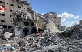 آشکار شدن انبوه خسارات خانه های فلسطینیان غزه با عقب نشینی نظامیان صهیونیست + ویدیو