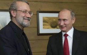 لاريجاني يسلّم رسالة قائد الثورة الإسلامية إلى الرئيس الروسي 