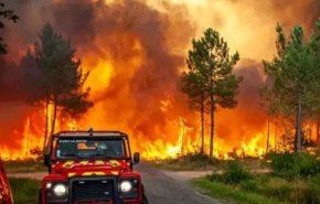 چهار کشته در آتش سوزی لیون فرانسه +فیلم