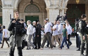 هتک حرمت مسجدالاقصی با یورش ده‌ها شهرک‌نشین