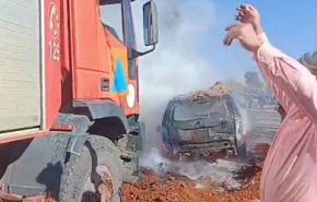 حمله پهپادی رژیم صهیونیستی به شهرک نبی شیت+فیلم