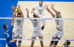 تیم ملی والیبال ایران با ستاره های جوان در ریاض 