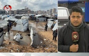 الأمطار تغرق نازحي غزة والاحتلال يمنع إدخال أغطية اليهم