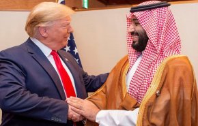 استقبال ترامپ از بن سلمان در کاخ سفید + فیلم