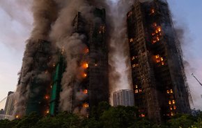 افزایش شمار قربانیان آتش‌سوزی هنگ‌کنگ به ۱۴۶ نفر
