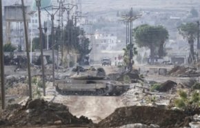 ورود تانک‌ها و خودروهای زرهی ارتش رژیم صهیونیستی به جنوب سوریه