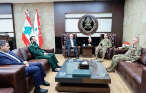 دیدار سفیر ایران با وزیر دفاع و فرمانده ارتش لبنان