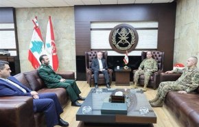 السفير الإيراني يلتقي وزير الدفاع وقائد الجيش في لبنان
