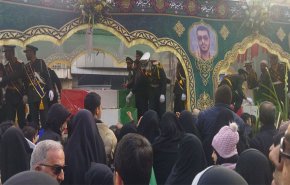 شاهد/ تشييع 100 شهيد ارتقوا إثر اعتداءات الارهابيين في طهران 
