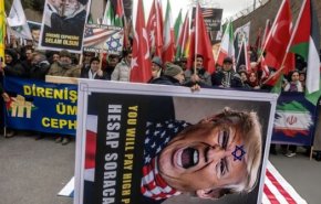 تجمع مردم ترکیه در حمایت از ایران